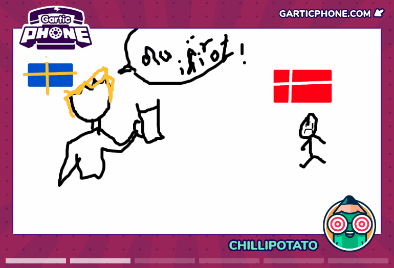 A Swede Bullying a Danish Idiot