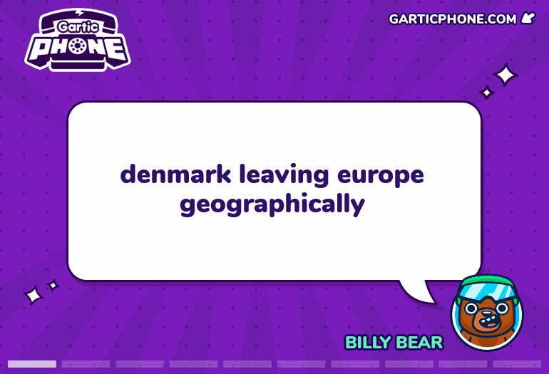 Denmark Leaving Europe Geographically